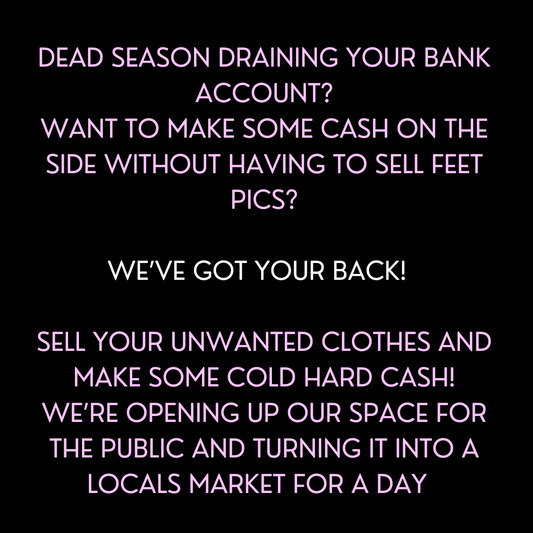 Closet Sale Rack event The Velvet Underground Shop