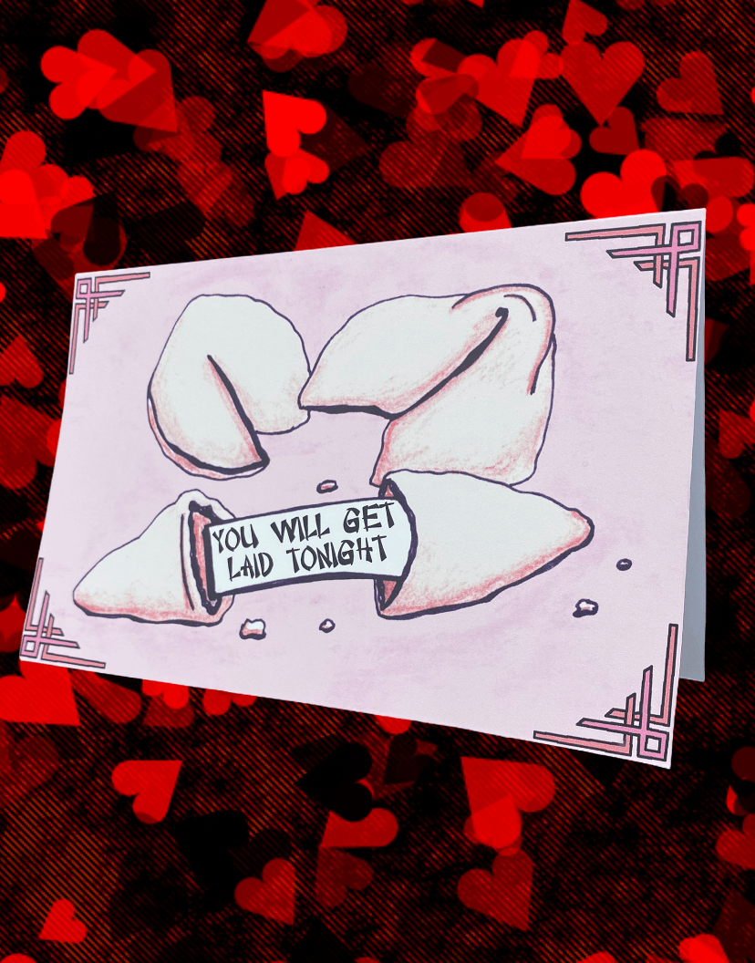 Crafty bitch empire | fortune cookie valentines card All Products vendor-unknown