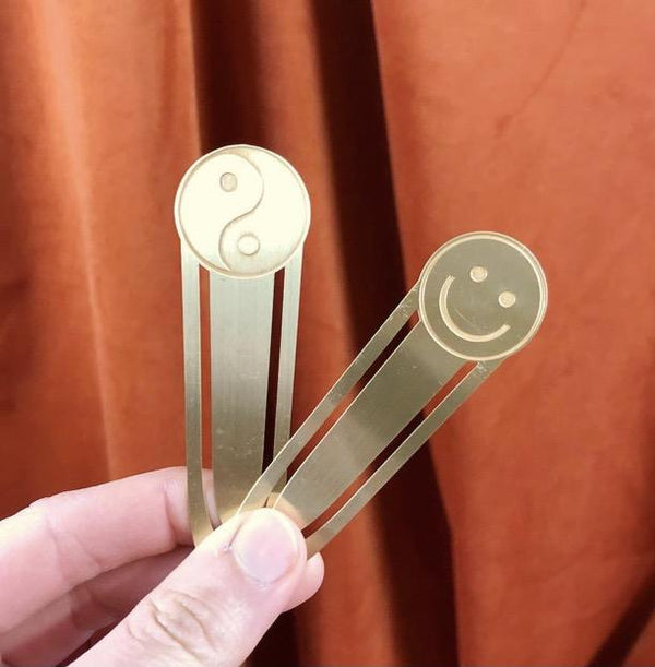 Ying yang & smiley Bookmarks by The Rainbow Vision All Products vendor-unknown