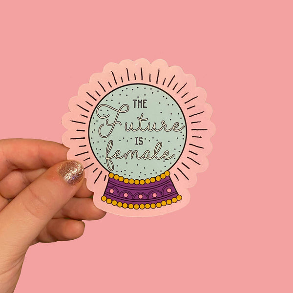 The Future Is Female Sticker NEW The Peach Fuzz