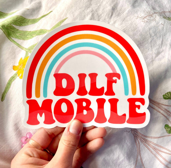 Dilf Mobile Bumper Sticker NEW Hollandaize Art