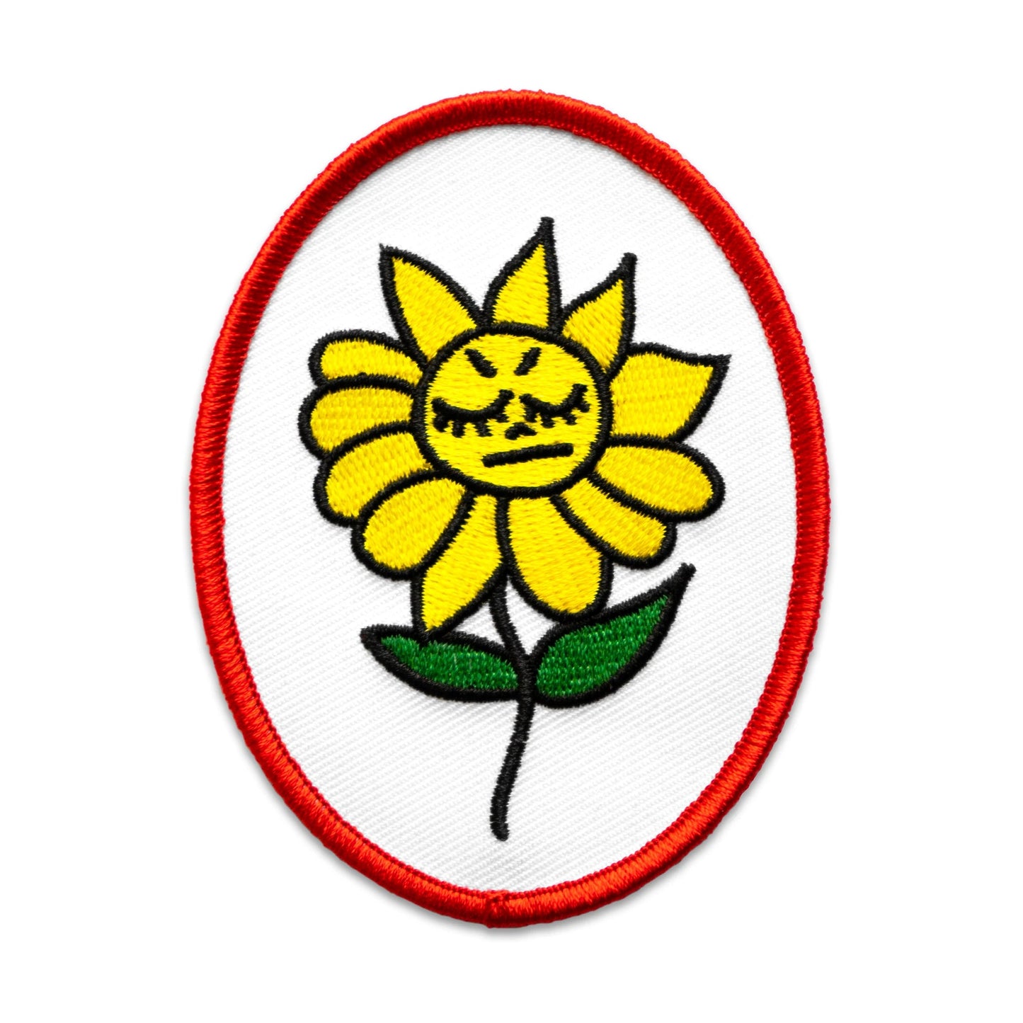 No fun patch “Angry flower” NEW No Fun