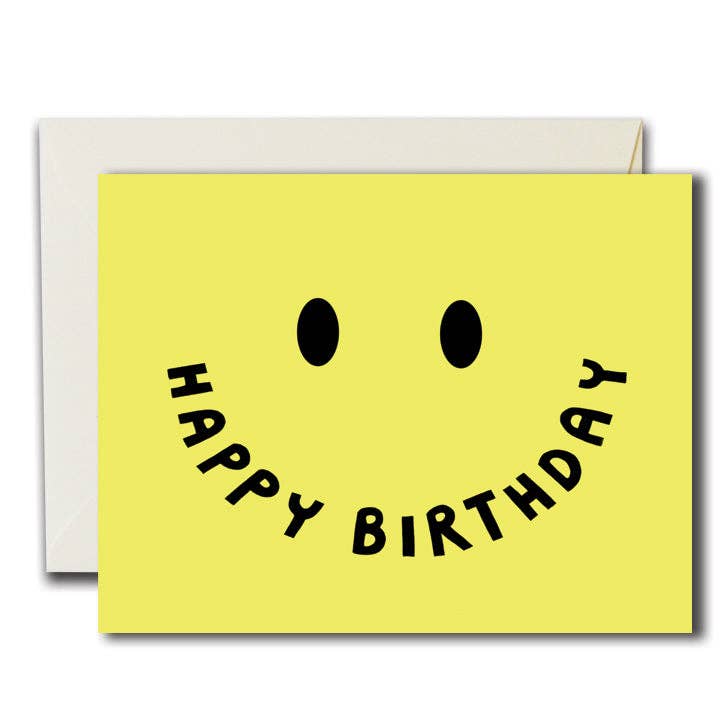 Smiley Birthday Card NEW The Rainbow Vision