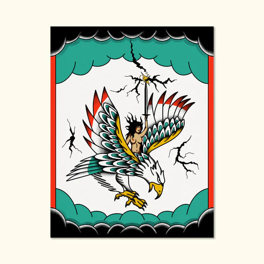 Heavy Strut "Eagle rider" Print NEW Heavy Strut