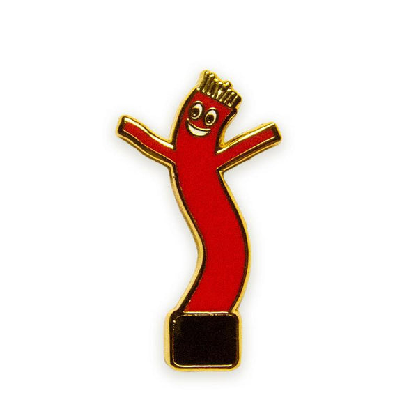 "WACKY WAVY" LAPEL PIN by NO FUN PRESS NEW no fun