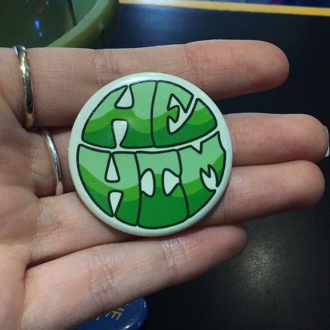 He they green pin The Velvet Underground Shop 