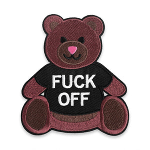 No fun patch “fuck off bear” NEW No Fun 